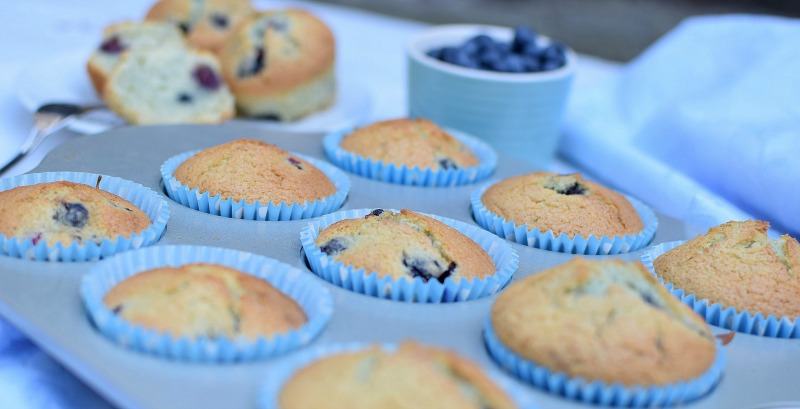 gluten free blueberry muffins