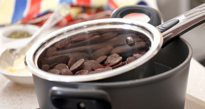 Melted chocolate