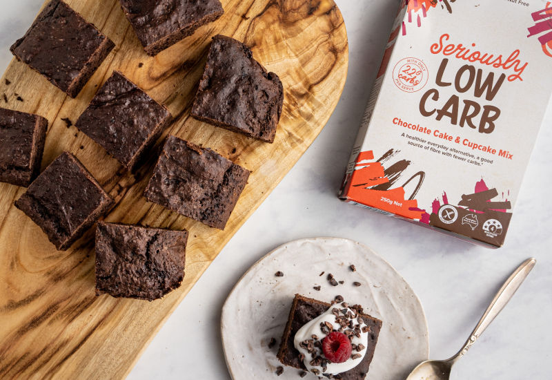 Low carbohydrate chocolate cake recipe